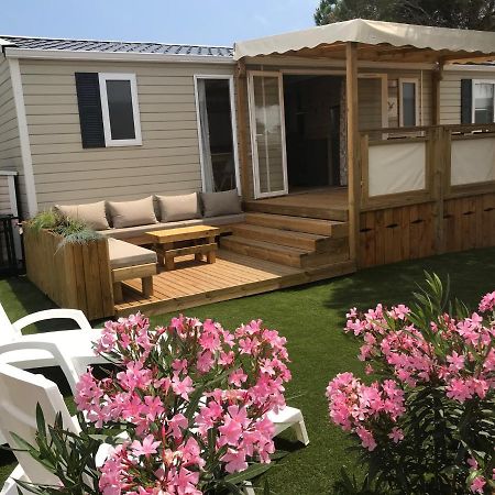 Mobil Home Camping Le Mar Estang Bord De Plage Canet-en-Roussillon Zewnętrze zdjęcie