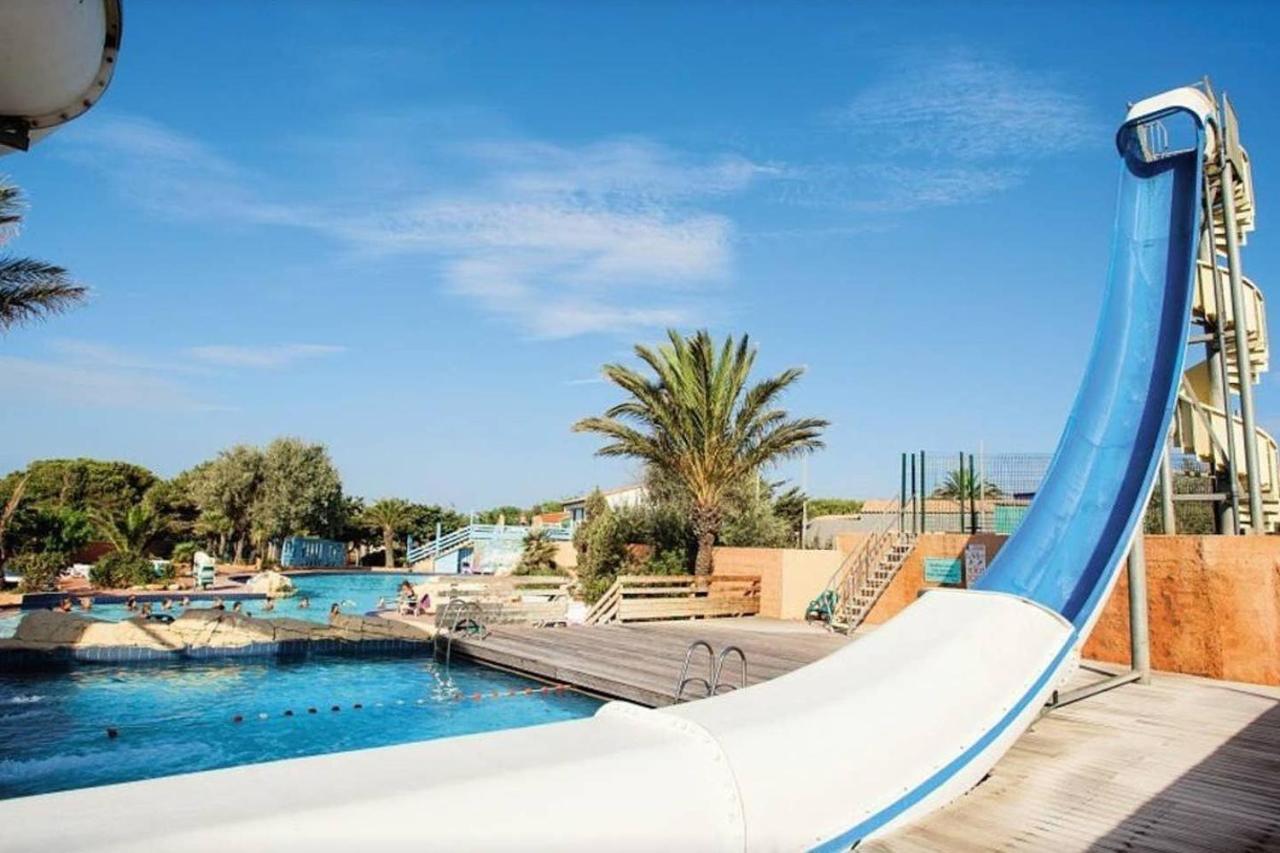 Mobil Home Camping Le Mar Estang Bord De Plage Canet-en-Roussillon Zewnętrze zdjęcie