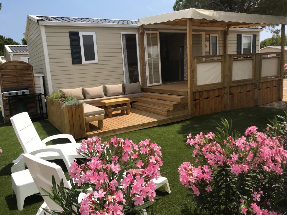 Mobil Home Camping Le Mar Estang Bord De Plage Canet-en-Roussillon Zewnętrze zdjęcie